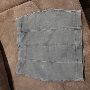 Free People denim stretch skirt, size 4